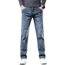 Men's Straight-Leg Pants with Faded Finish