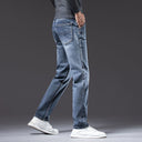 Men's Straight-Leg Pants with Faded Finish